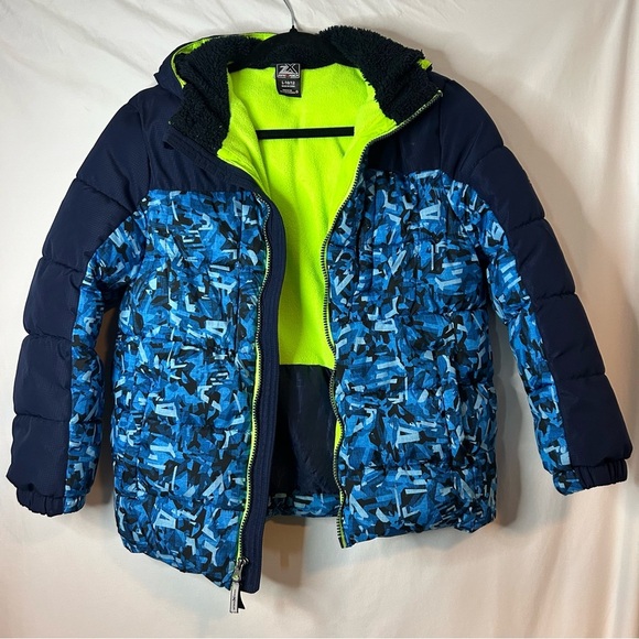 ZeroXposur Kids Blue and Green Jacket Size Large (10-12)